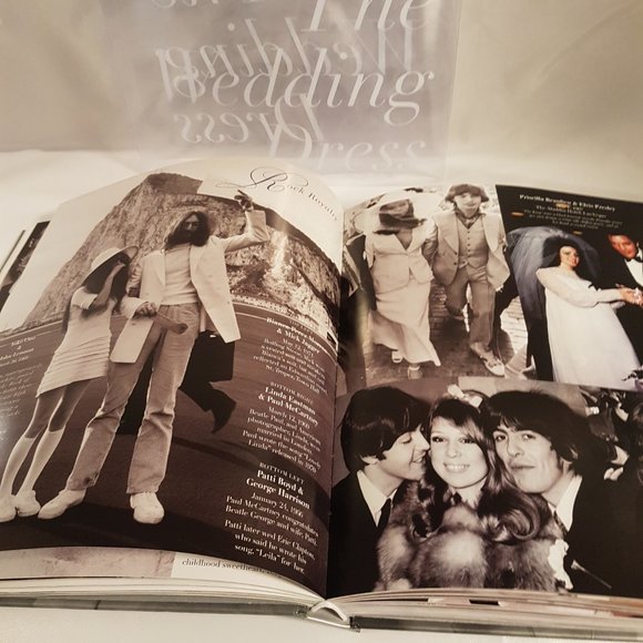 Book The Wedding Dress by Oleg Cassini with Acetate Jacket Cover Fashion History - Picture 11 of 15